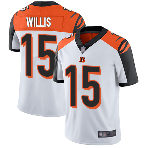 Cincinnati Bengals Limited White Men Damion Willis Road Jersey NFL Footballl 15 Vapor Untouchable